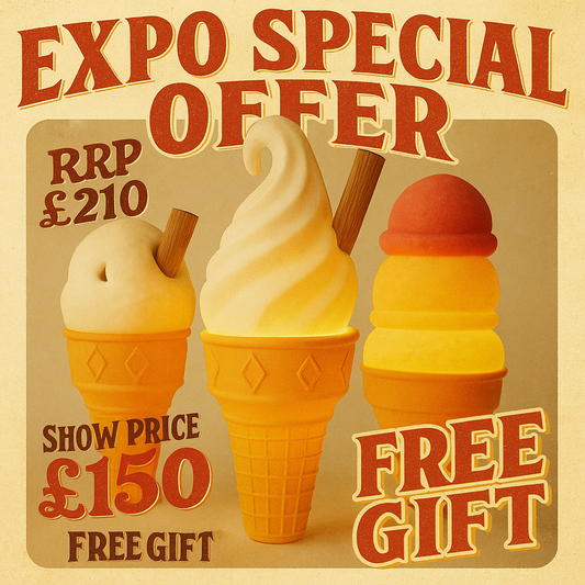 Light Up Cones + Free Gift – ICE CREAM EXPO 2025 SPECIAL OFFER!