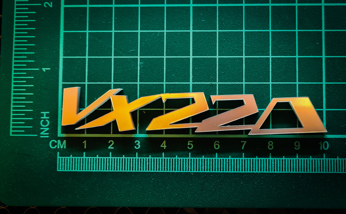 VX220 / TURBO / SPEEDSTER Badges