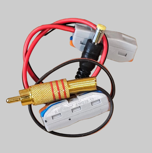 Extra power and speaker cables